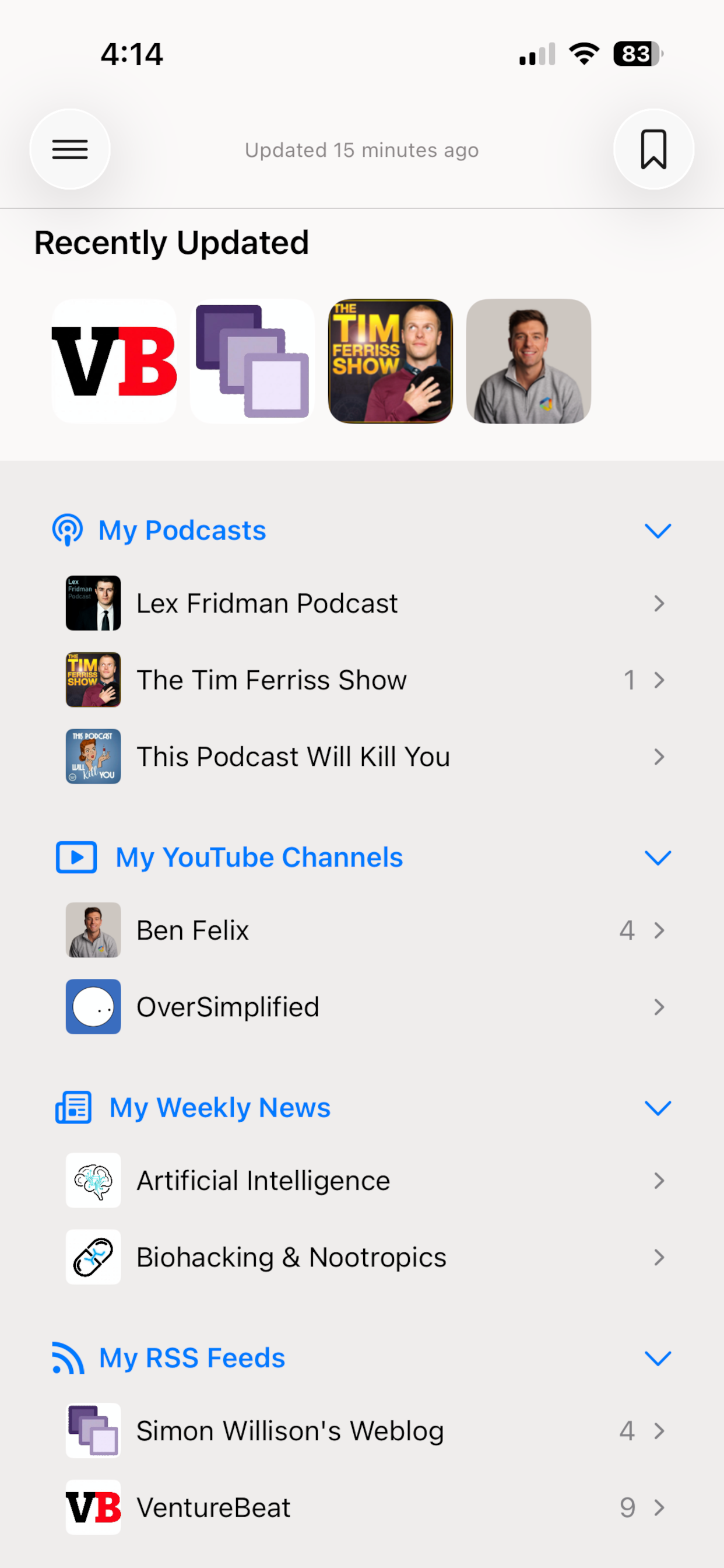 Second Stream app screenshot